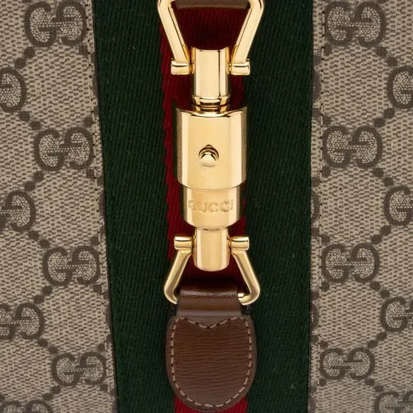 🦄 Rare Gucci GG Supreme Jackie 1961 Medium Tote - Picture 10 of 16